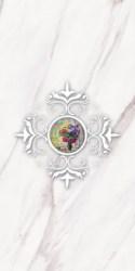 декор 1 каррара 25х50